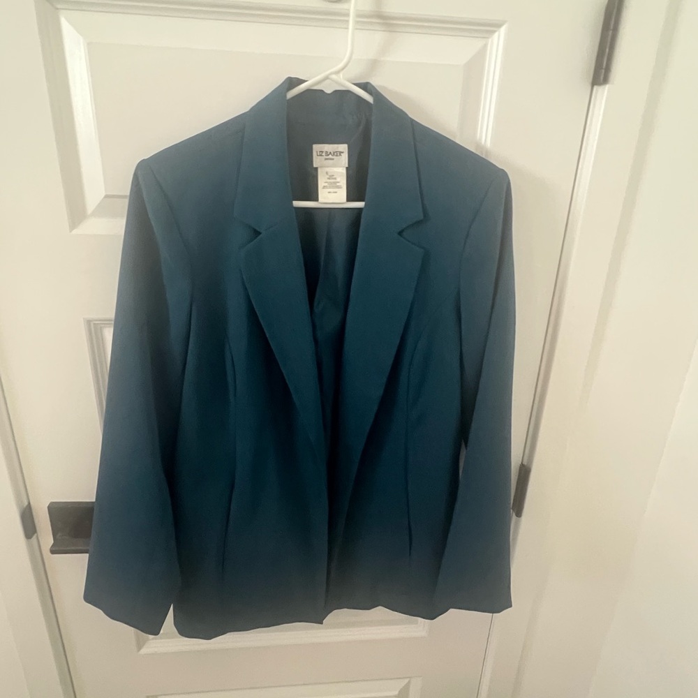 Liz Baker Teal Blazer